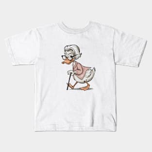 Funny old duck Kids T-Shirt